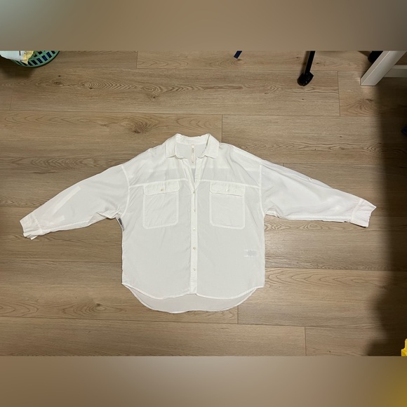 NWTS Aritzia The Group Babaton  Oversized Button up Utility Shirt - Picture 10 of 13